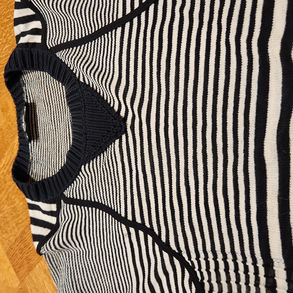 Sonia rykiel black and white top.